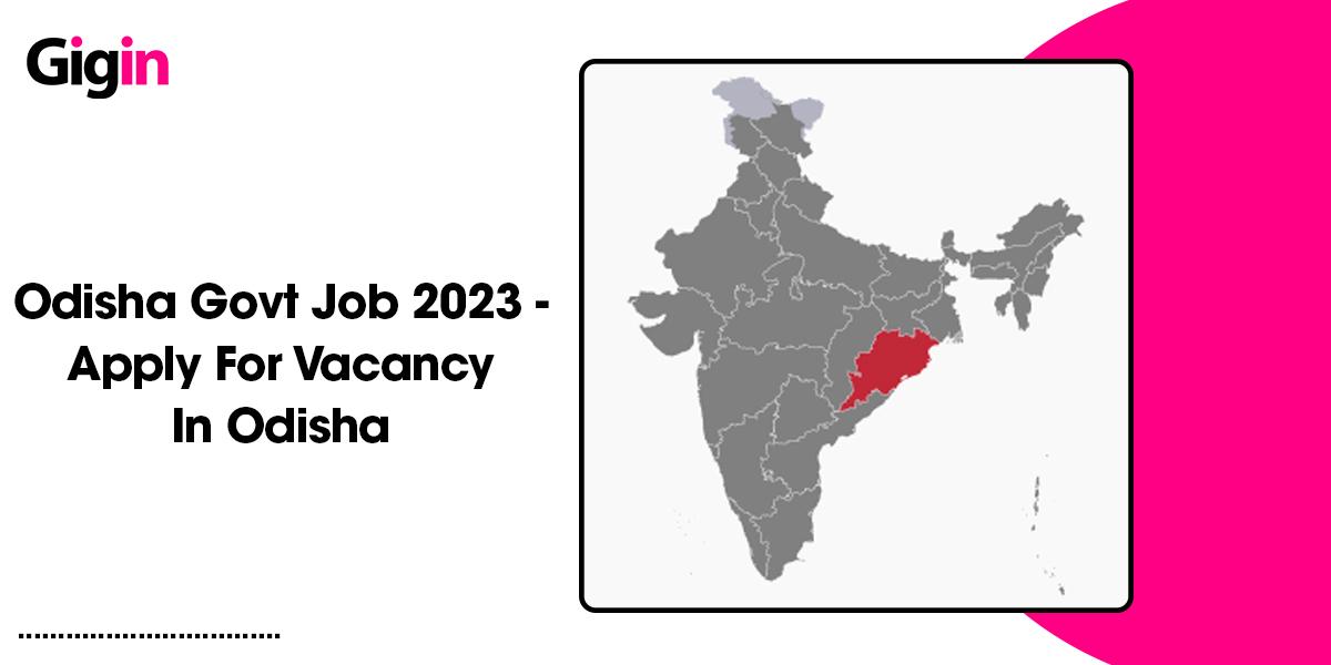 odisha govt job