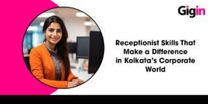 receptionist jobs in kolkata