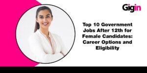 12th pass govt job for female