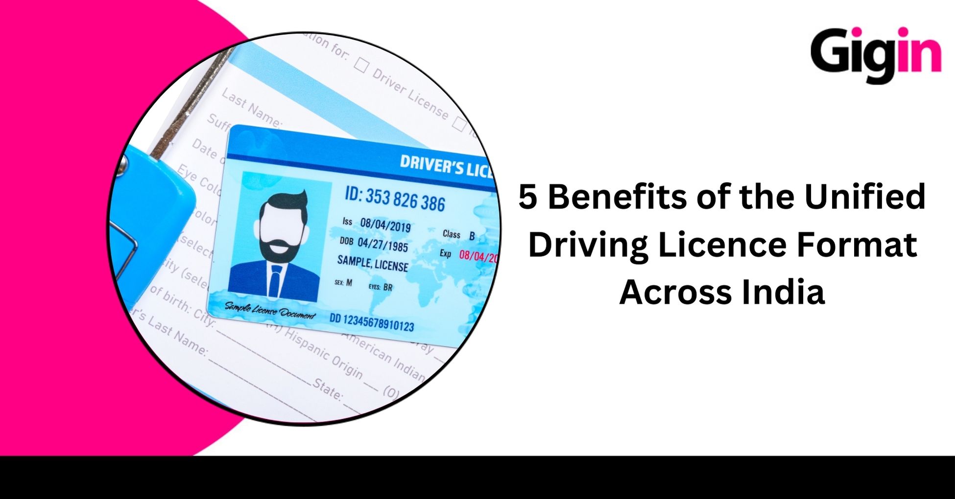 Read more about the article 5 Benefits of the Unified Driving Licence Format Across India