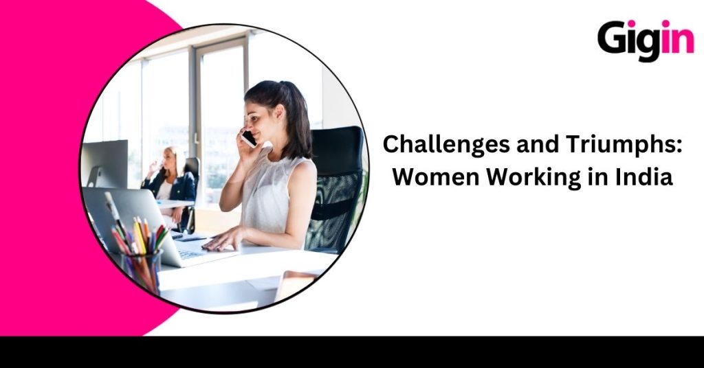 women working in india